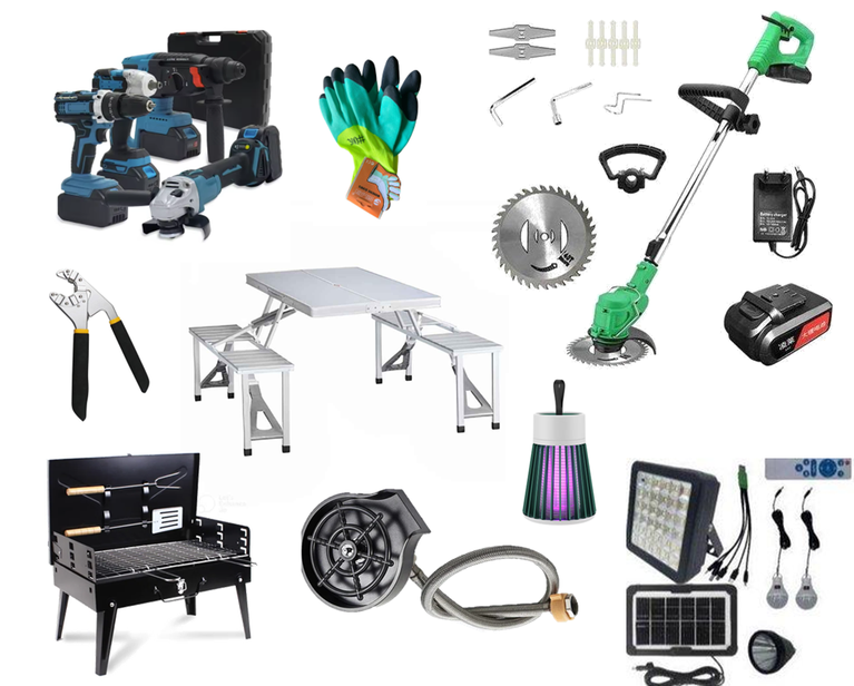 Garden and Garage Tools