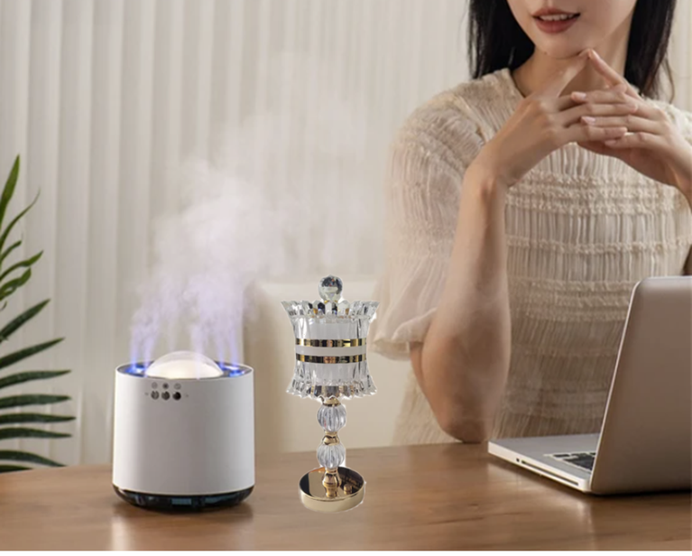 Lights and humidifier